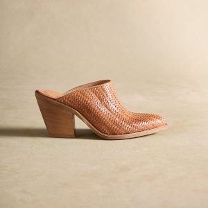 Woven Furrows Mules